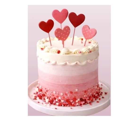 Torta Besos y Corazones